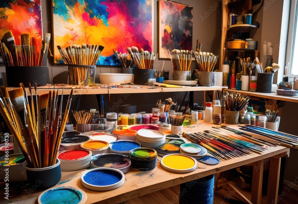 stylish home art studio creative materials artists designers, workspace, interior, decor, organized, aesthetic, fashionable, contemporary, modern, drawers stylish home art studio creative materials artists designers, workspace, interior, decor, organized, aesthetic, fashionable, contemporary, modern, drawers