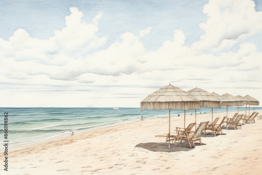 Beach architecture outdoors horizon. Beach architecture outdoors horizon.