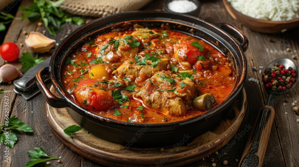 A delicious ready-to-eat dish, Giouvetsi A delicious ready-to-eat dish, Giouvetsi
