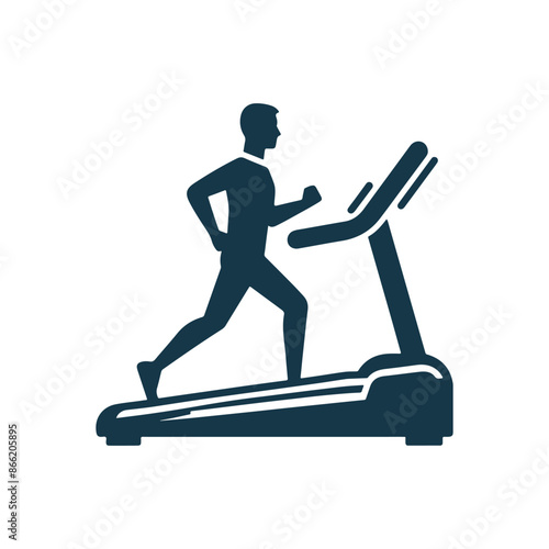 vector Gym and fitness silhouette design illustration template