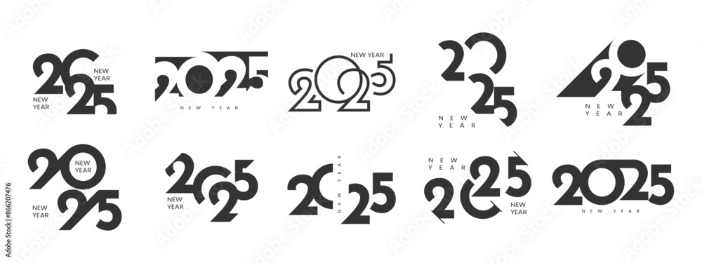 Happy new year 2025 template design Happy new year 2025 template design