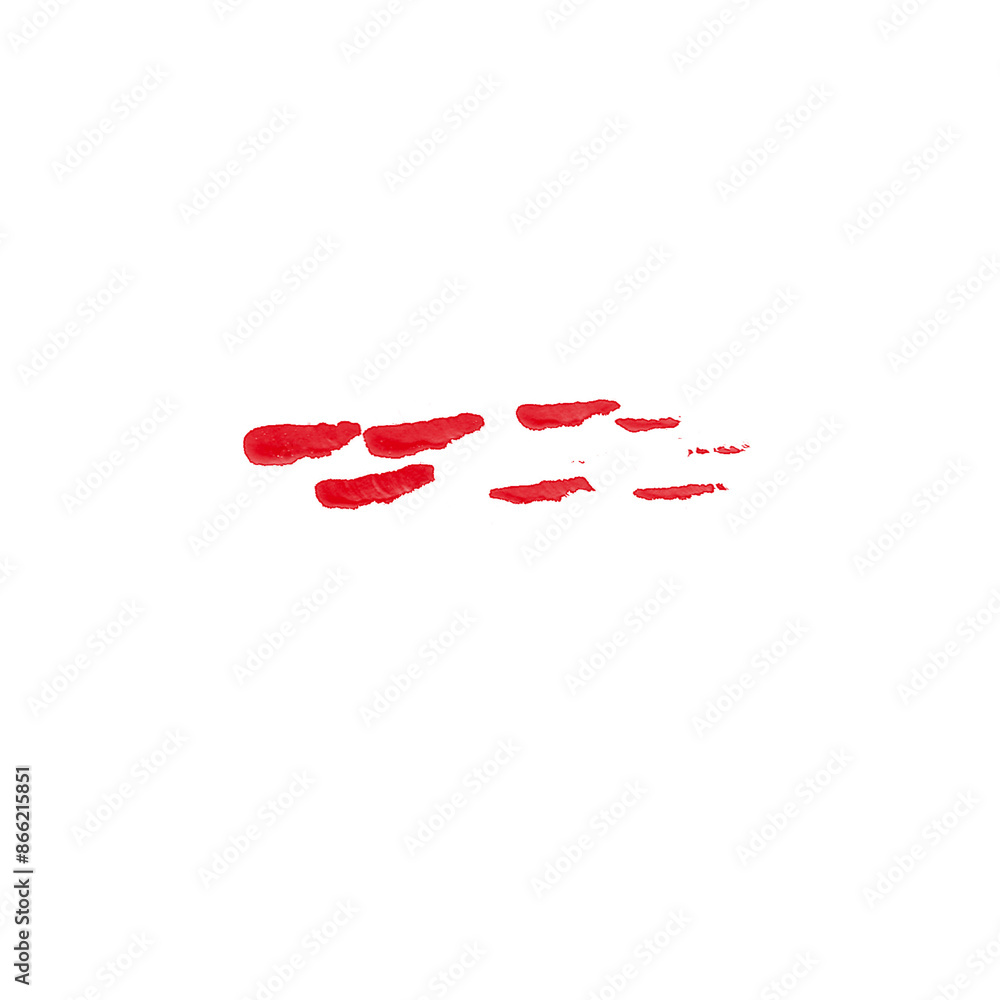 Red Gouache Smear Red Gouache Smear