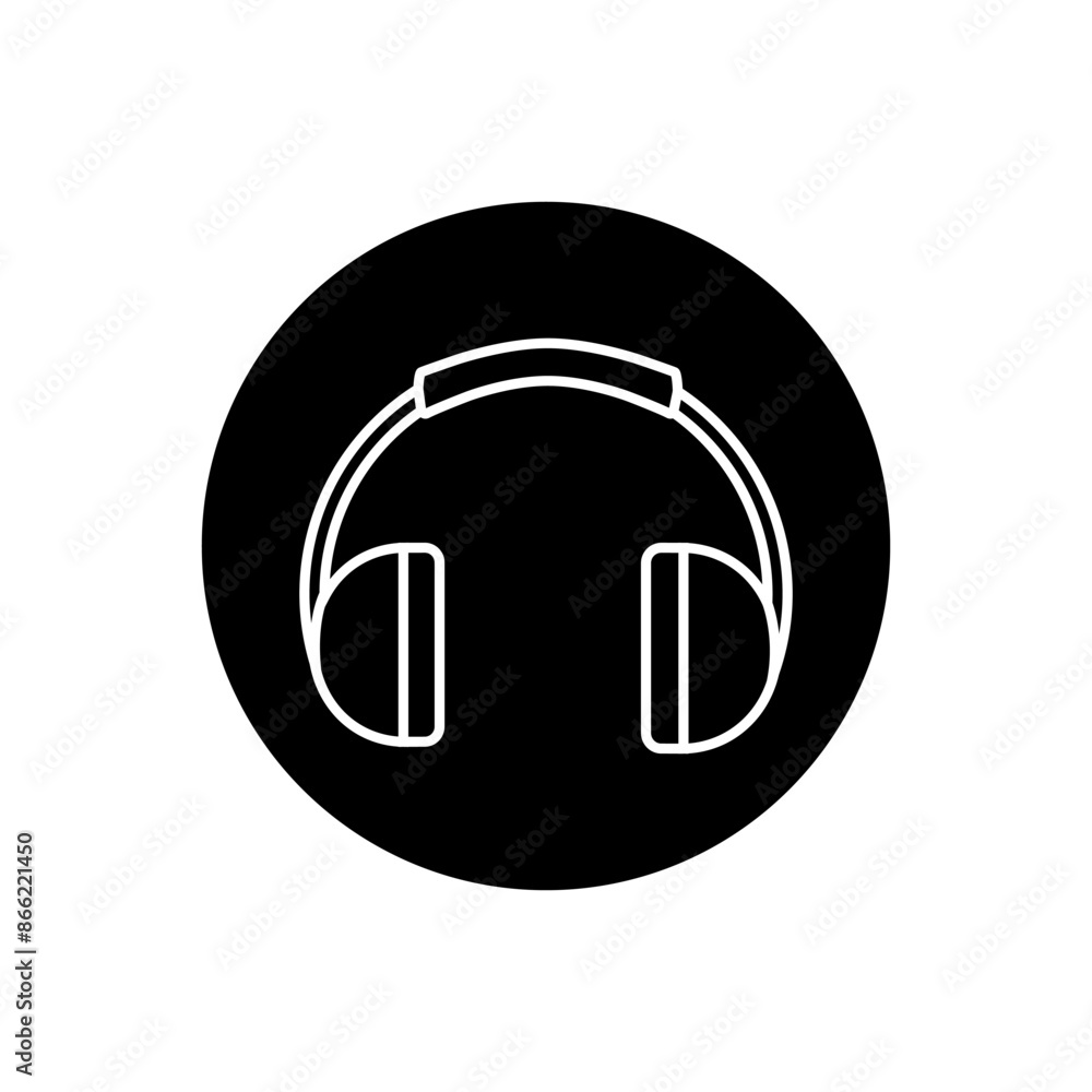 Headphones icon vector. music illustration sign. DJ symbol or logo. Headphones icon vector. music illustration sign. DJ symbol or logo.