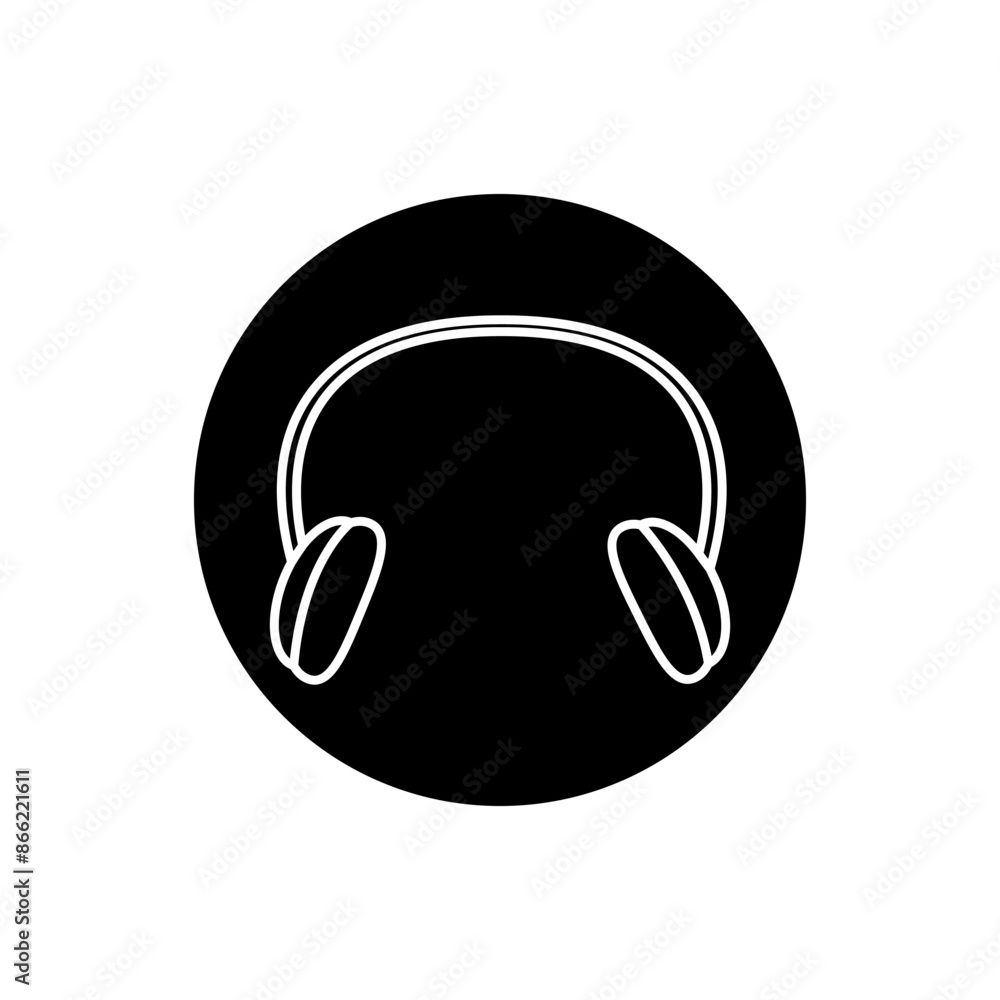 Headphones icon vector. music illustration sign. DJ symbol or logo. Headphones icon vector. music illustration sign. DJ symbol or logo.