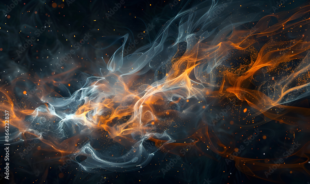 fire spark burn on dark background fire spark burn on dark background