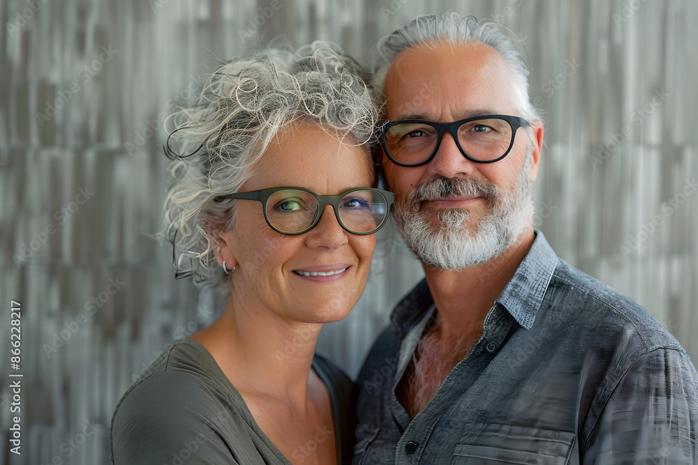 シニア夫婦のポートレート