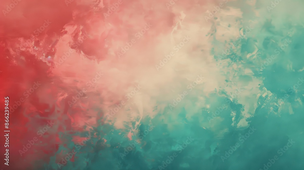 Soft red with faint turquoise textures Soft red with faint turquoise textures