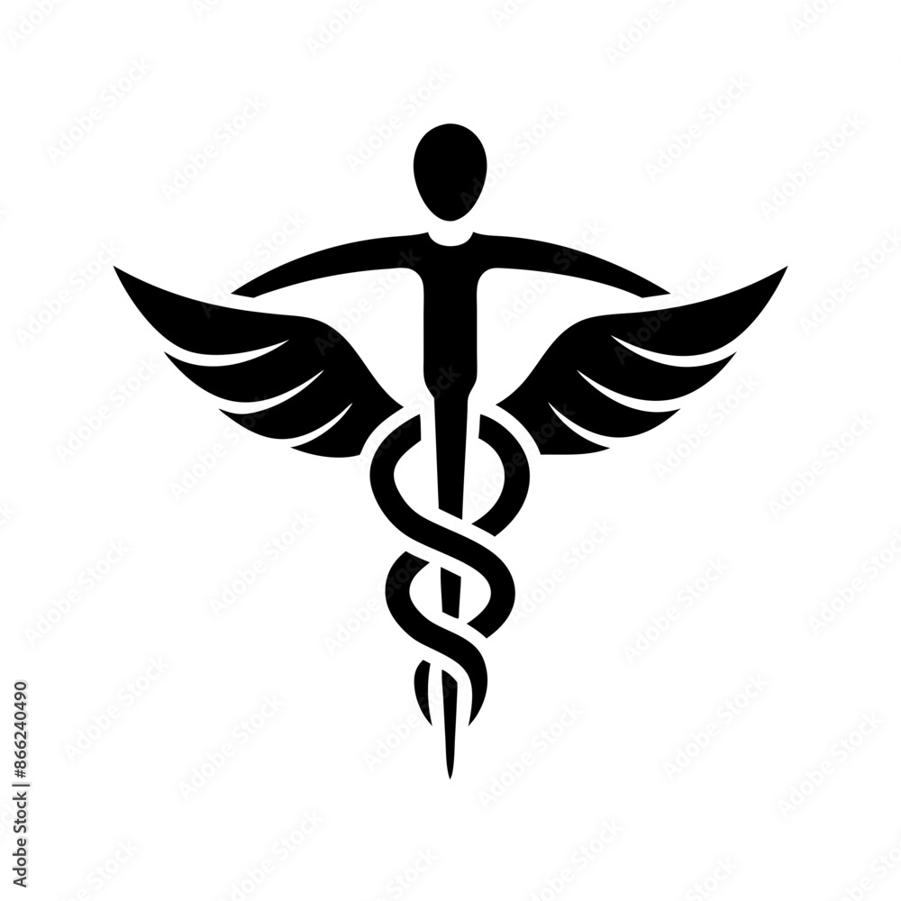 Silhouette of a physiotherapy icon vector illustration Silhouette of a physiotherapy icon vector illustration