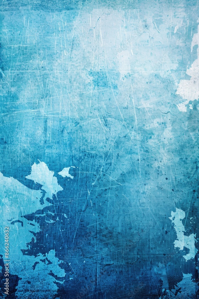 Light Blue Textured Background. Sky Blue Gradient with Watercolor Strokes on Old Paper Light Blue Textured Background. Sky Blue Gradient with Watercolor Strokes on Old Paper