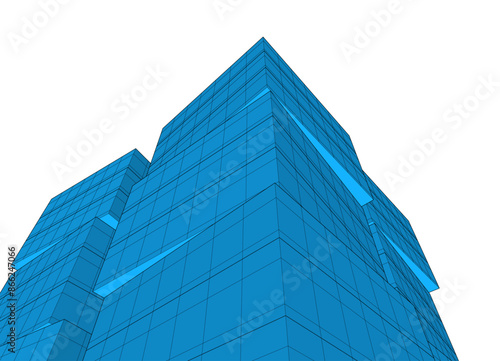 Concept city architecture vector illustration