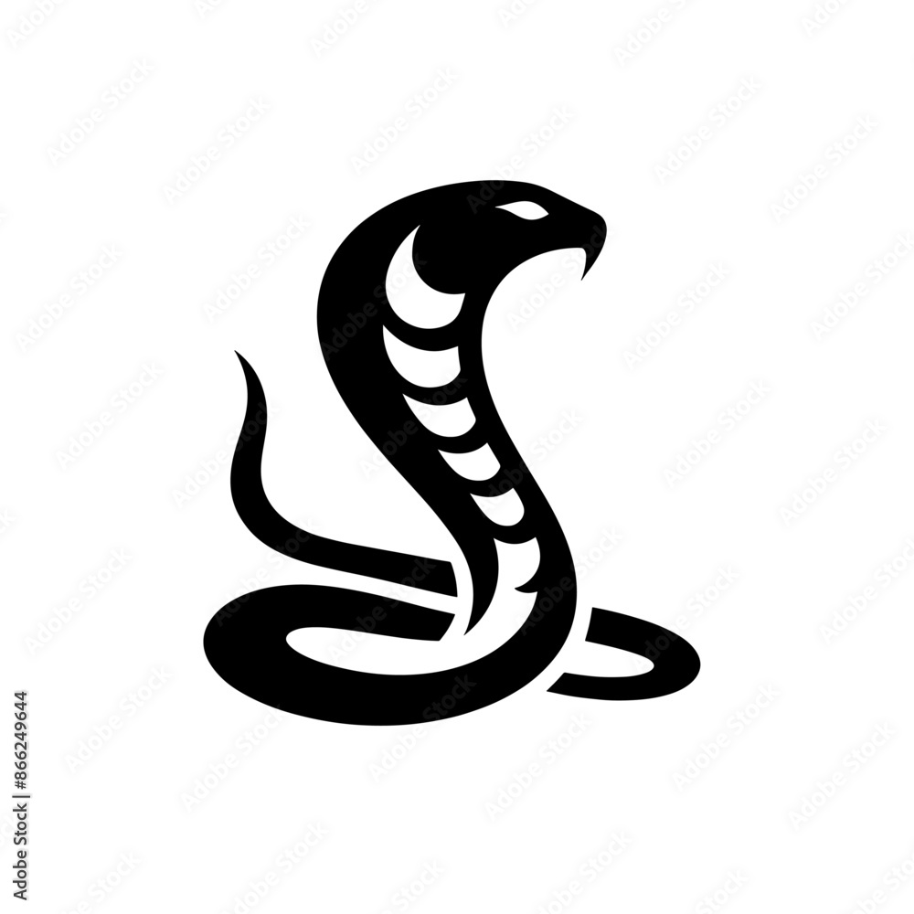 silhouette illustration of snake vector silhouette illustration of snake vector