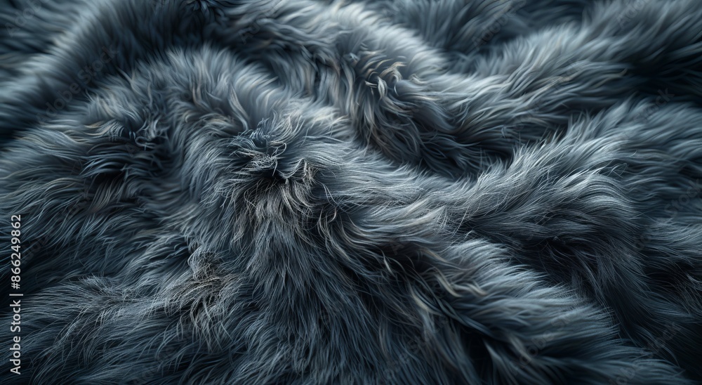 Fototapeta premium An extreme macro shot capturing the texture of Koala Fur, showcasing minimalist beauty under moody lighting with photorealistic accuracy and perfect curves.