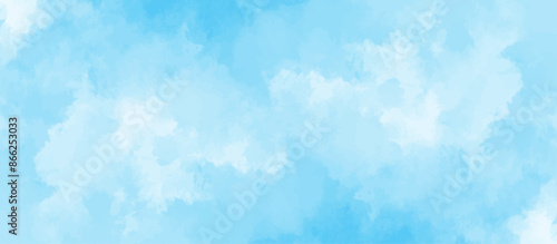 gradient light white sky background with fluffy clouds .Nature landscape in environment day horizon skyline view .cloudy in sunshine calm bright winter air background .blue sky with clouds.