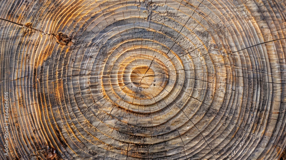 Forest Abstract. Felled Tree Stump Showing Annual Rings in Section of Trunk Forest Abstract. Felled Tree Stump Showing Annual Rings in Section of Trunk