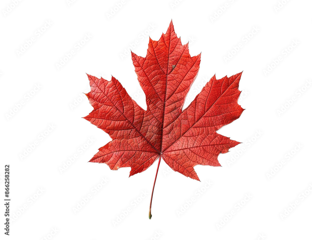 Red maple leaf, png on transparent background Red maple leaf, png on transparent background