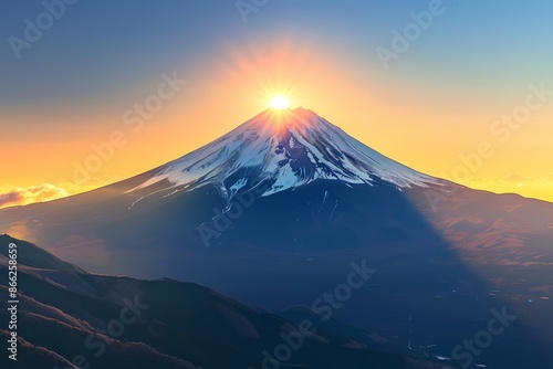 Mount Fuji Sunrise.