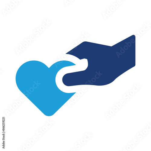 Giving charity icon