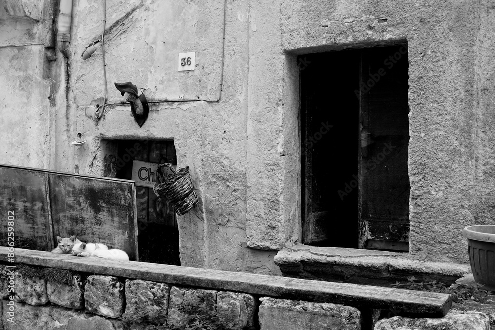 Gravina in Puglia, antica città rupestre. Bari, Puglia,Italia Gravina in Puglia, antica città rupestre. Bari, Puglia,Italia