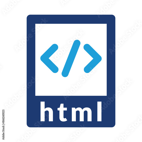 HTML File format icon