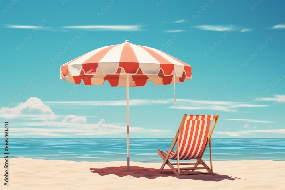 Sunny day in the beach furniture outdoors summer. Sunny day in the beach furniture outdoors summer.