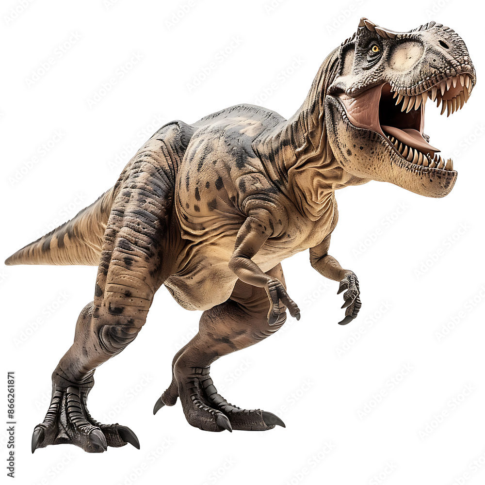 Tyrannosaurus rex dinosaur, on transparent background. Tyrannosaurus rex dinosaur, on transparent background.