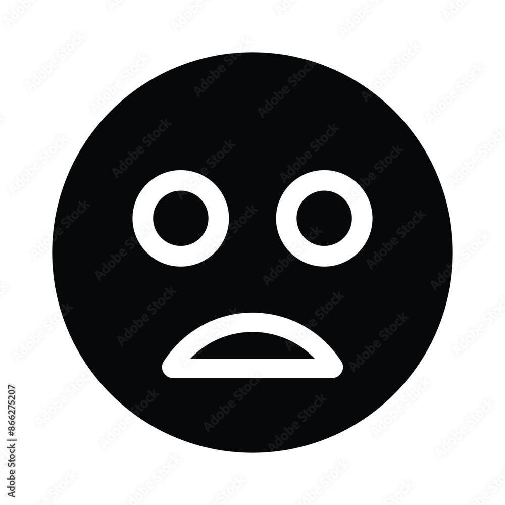 Fototapeta premium Bad reaction icon