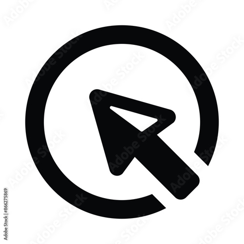 Click, cursor icon