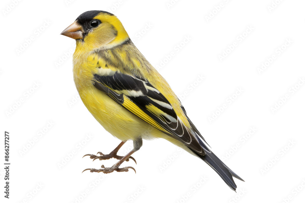 American goldfinch isolated on transparent background American goldfinch isolated on transparent background