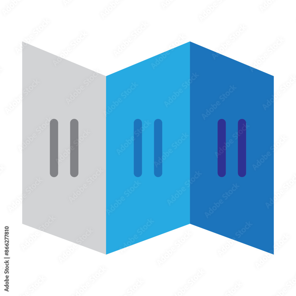Brochure Vector Flat Icon Design Brochure Vector Flat Icon Design
