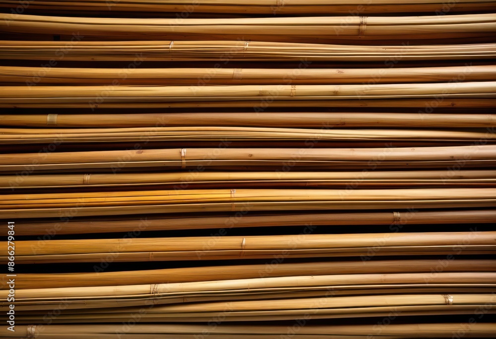 Fototapeta premium detailed view woven bamboo mat handmade craft pattern close, texture, natural, material, traditional, design, background, closeup, weave, macro, straw, matting,