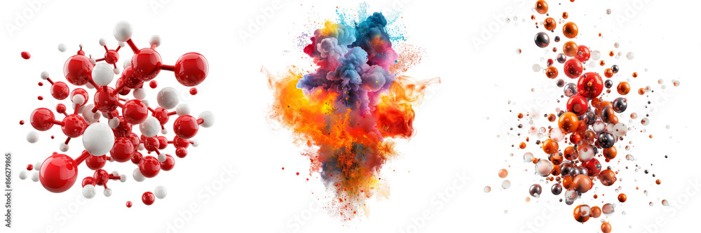 Collection of catalysts isolated on transparent or white background Collection of catalysts isolated on transparent or white background