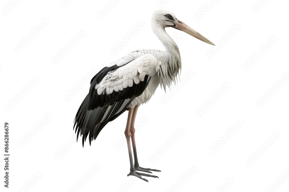 Stork isolated on transparent background Stork isolated on transparent background