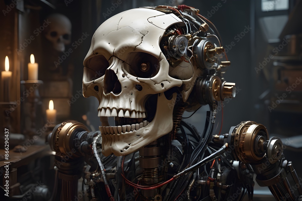 Mechanical skull Lover 01 Mechanical skull Lover 01