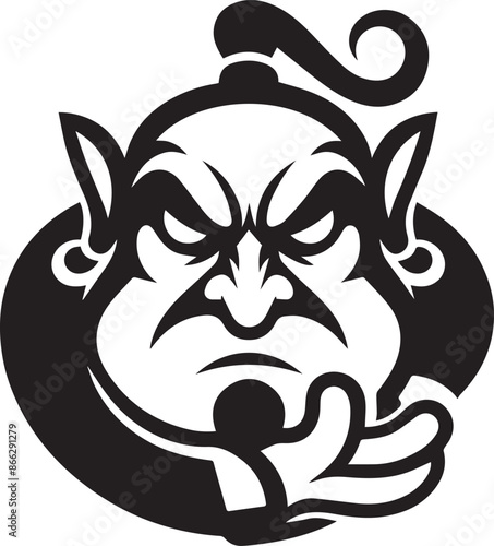 Aladdin Genie Vector Design 