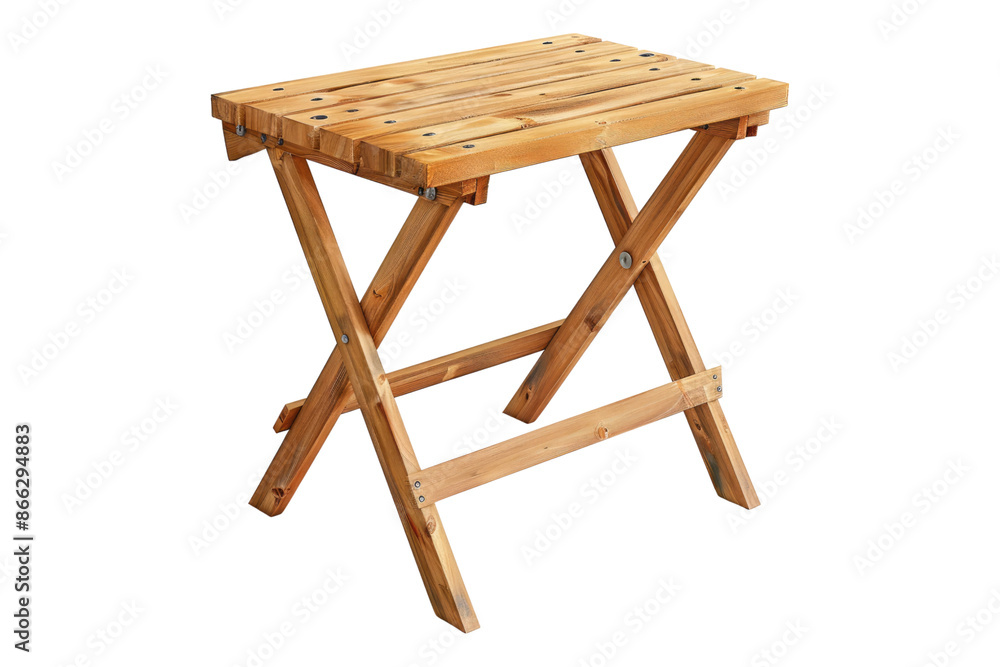 Folding table isolated on transparent background Folding table isolated on transparent background