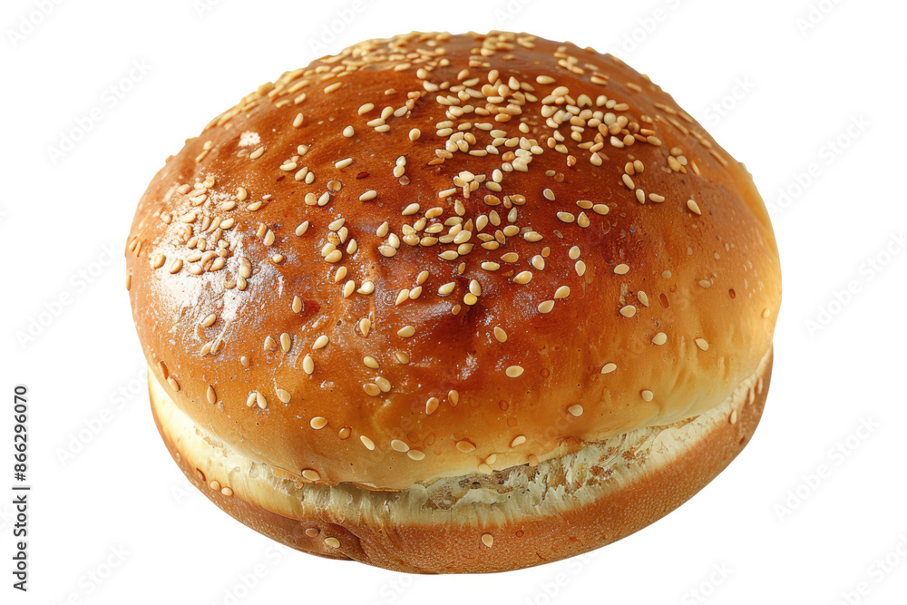 Hamburger bread isolated on transparent background Hamburger bread isolated on transparent background