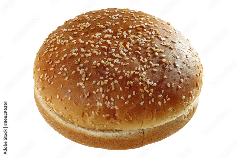 Hamburger bread isolated on transparent background Hamburger bread isolated on transparent background