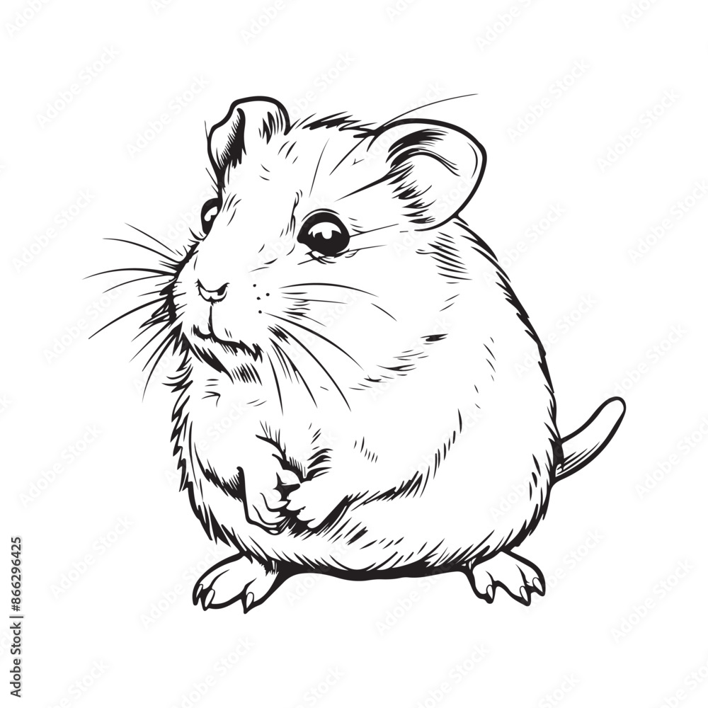 Hamster Vector Images. illustration of Hamster Vector on white background Hamster Vector Images. illustration of Hamster Vector on white background