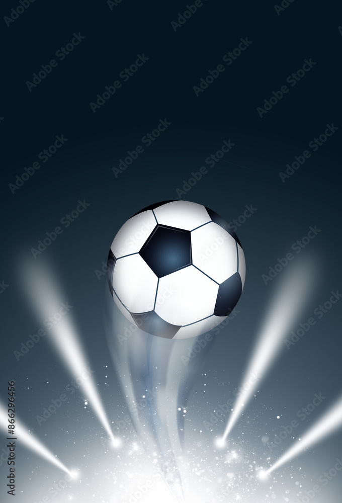 Naklejka premium football game banner