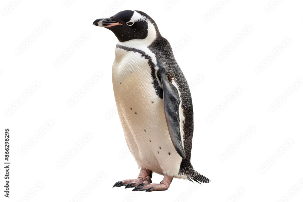 Obraz premium Penguin isolated on transparent background
