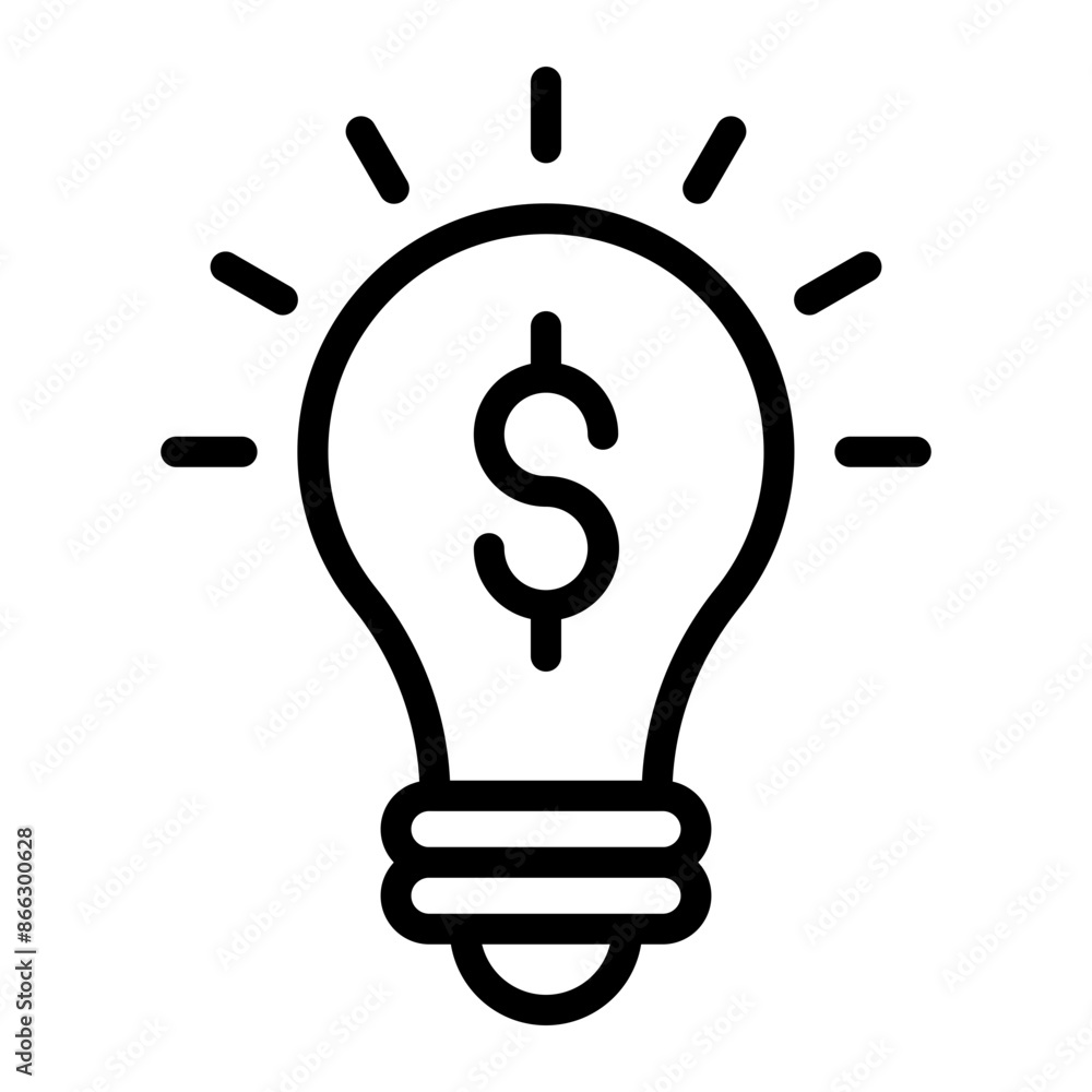 Idea Line Icon Design Idea Line Icon Design