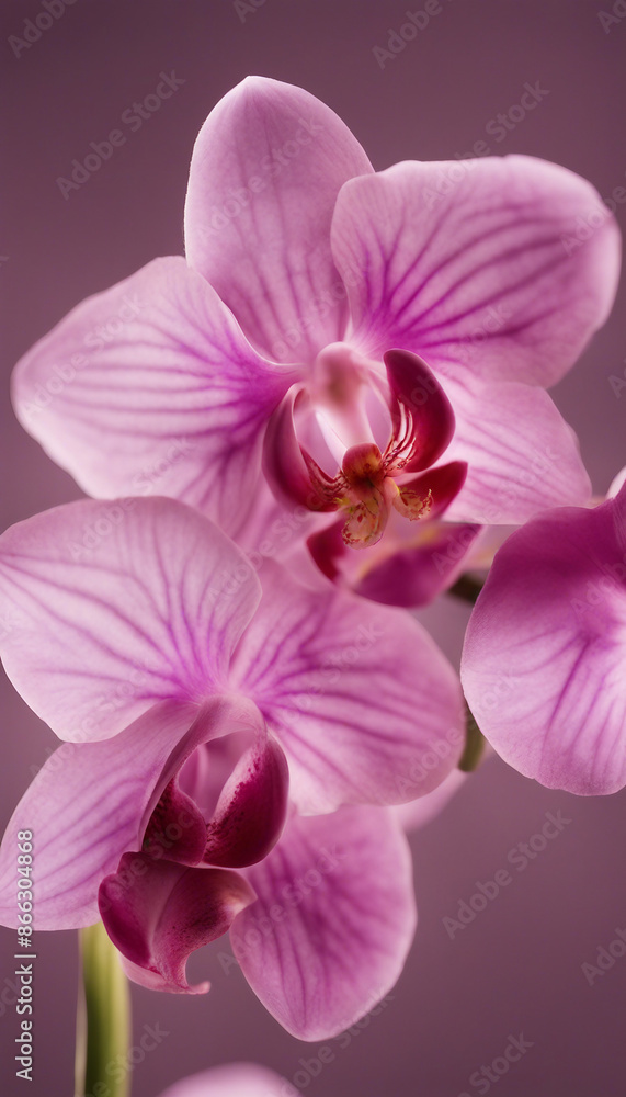 Real Pressed pink orchid flower petal plant Real Pressed pink orchid flower petal plant