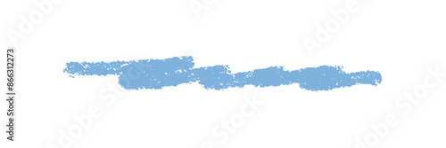 Colorful freehand charcoal stroke, squiggle and shape. Hand drawn abstract shape and lines drawn with pencil or bright colored charcoal. Vector scribble or smear.