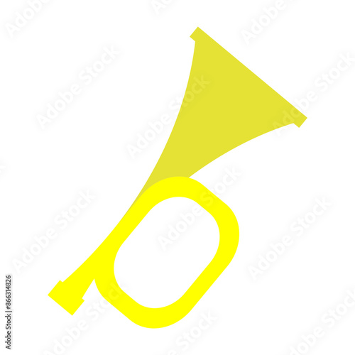 Bugle Vector Flat Icon Design