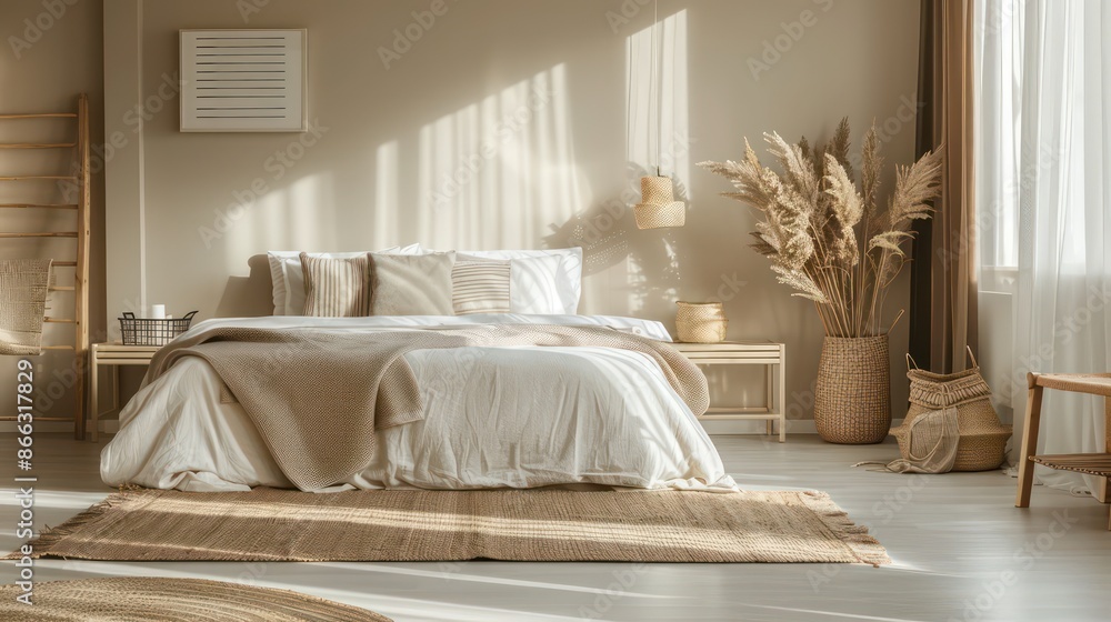 comfy clean interior design bedroom, modern home comfy clean interior design bedroom, modern home