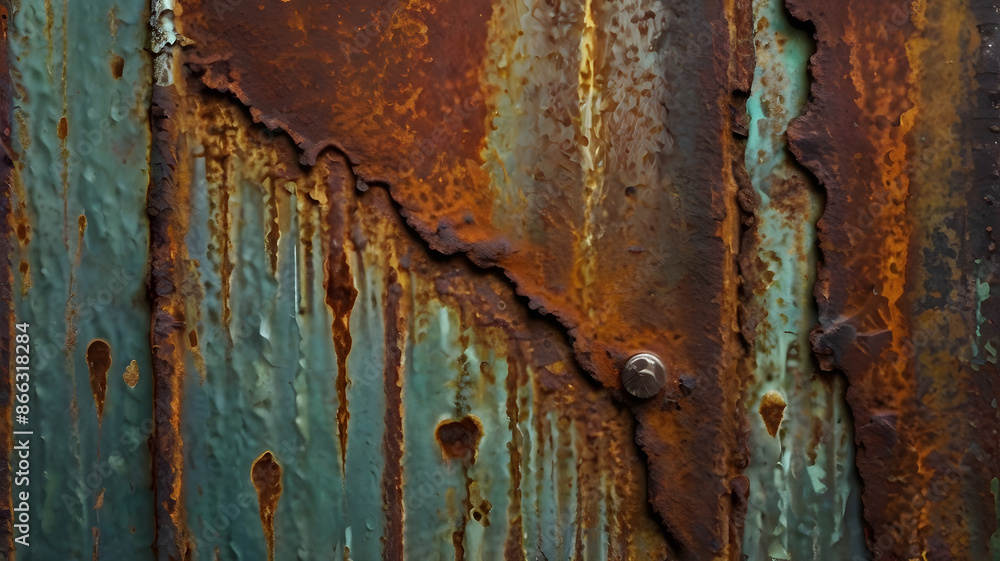 rust on a metal surface rust on a metal surface