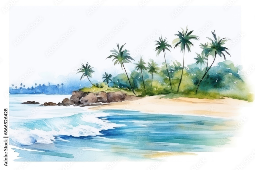 Fototapeta premium Beach outdoors nature plant.