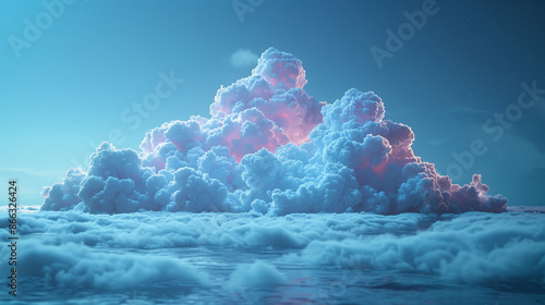 cloud isolated on background