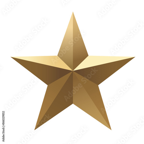 gold star icon on isolated background. Rating review icon for websites and mobile apps. Vector illustration