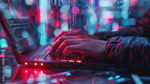 A person receiving critical application alerts